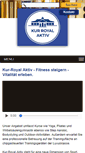 Mobile Screenshot of kur-royal-aktiv.de